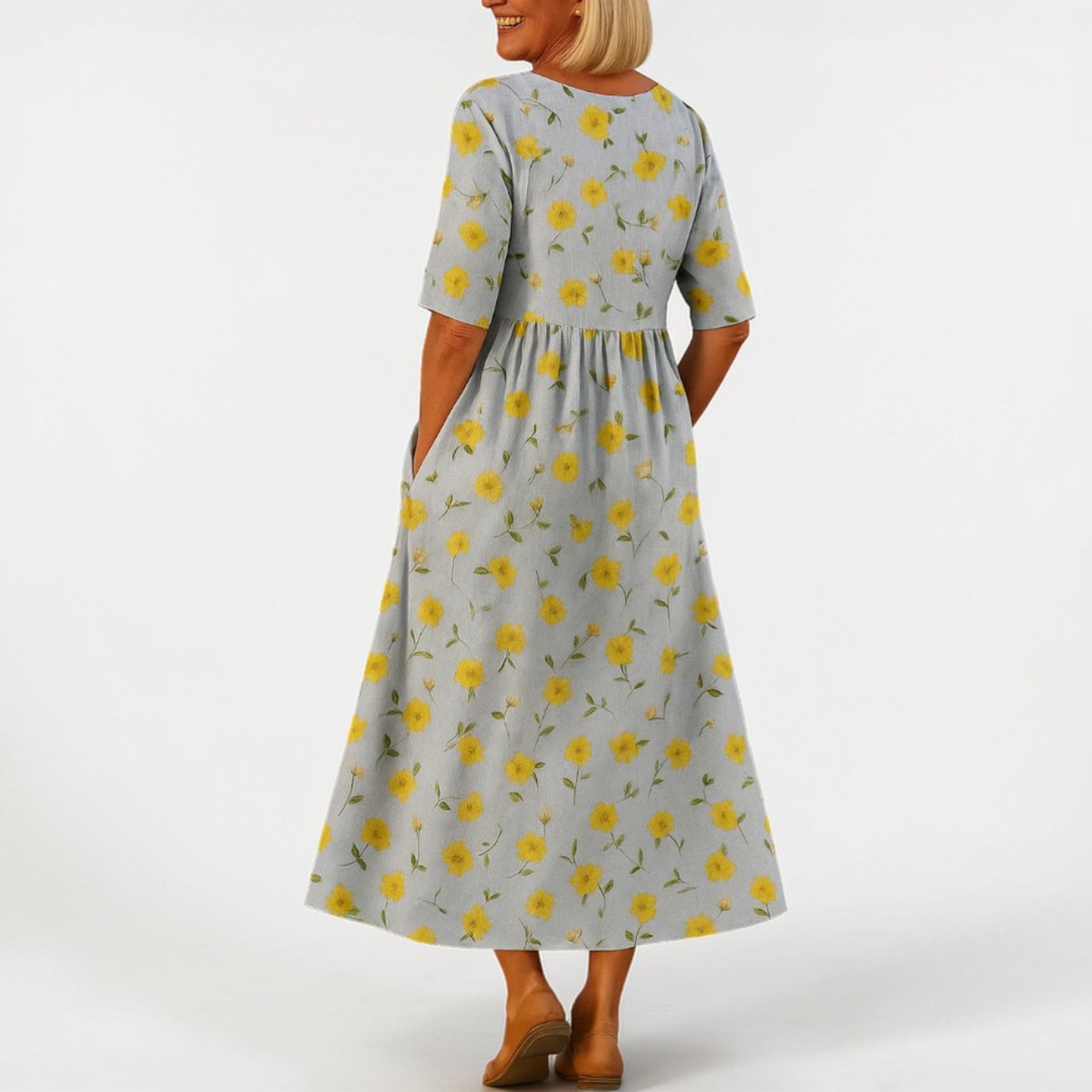 Eliza | Elegant Relaxed Midi Dress