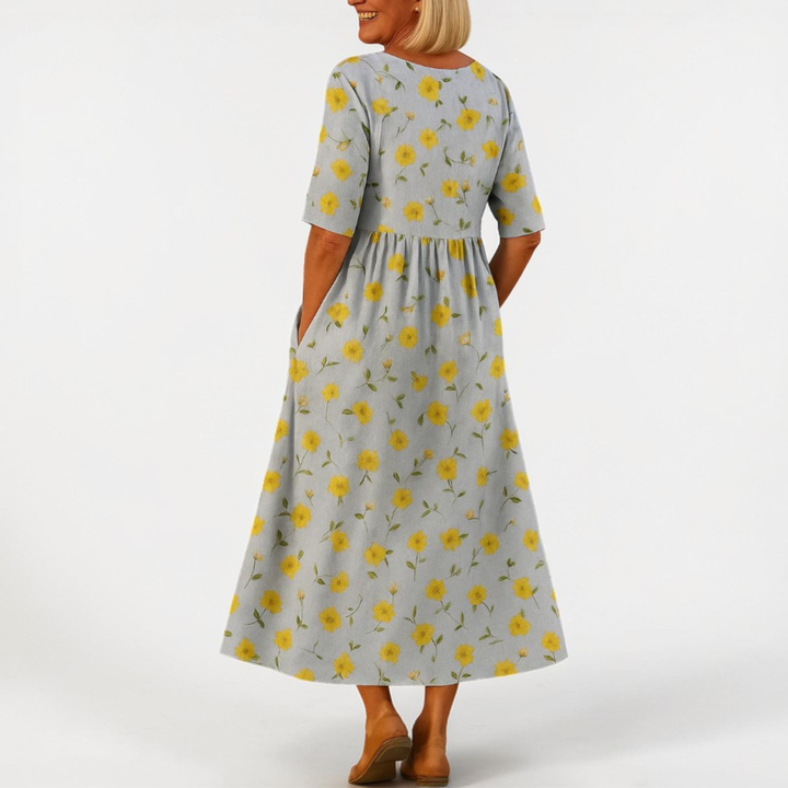 Eliza | Elegant Relaxed Midi Dress