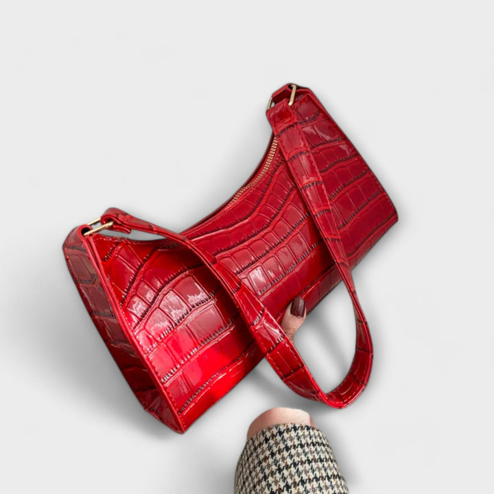 Aurora. - Shiny Leather Bag