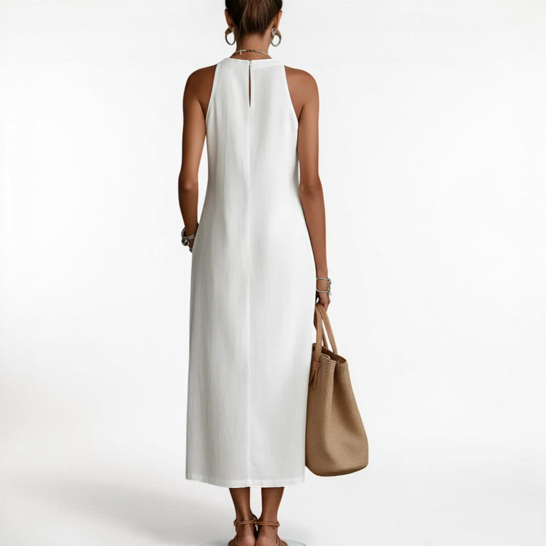 Jimena | Linen Midi Dress