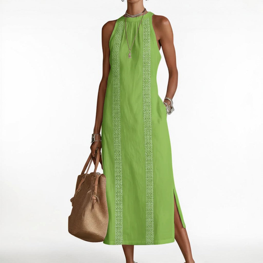 Jimena | Linen Midi Dress