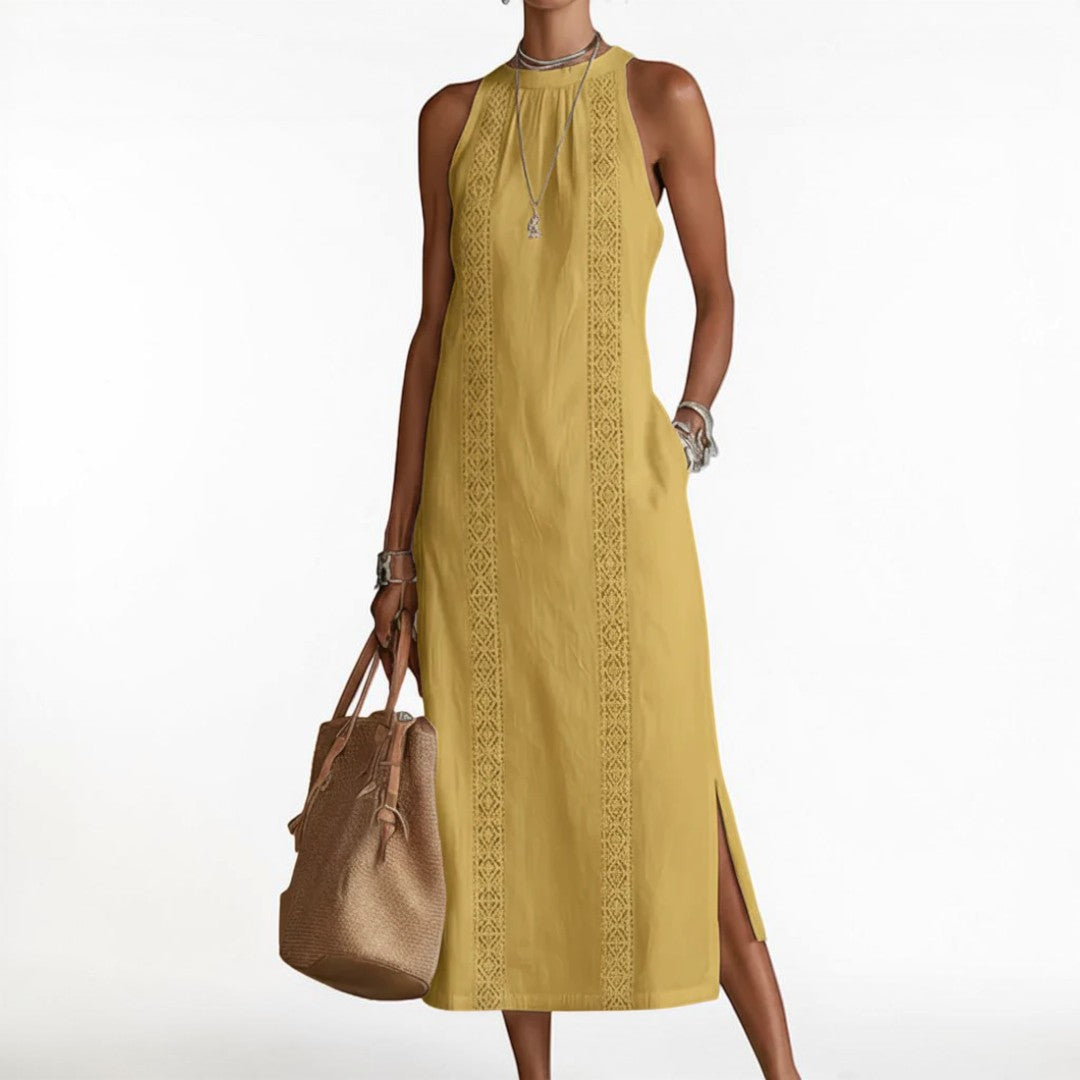 Jimena | Linen Midi Dress