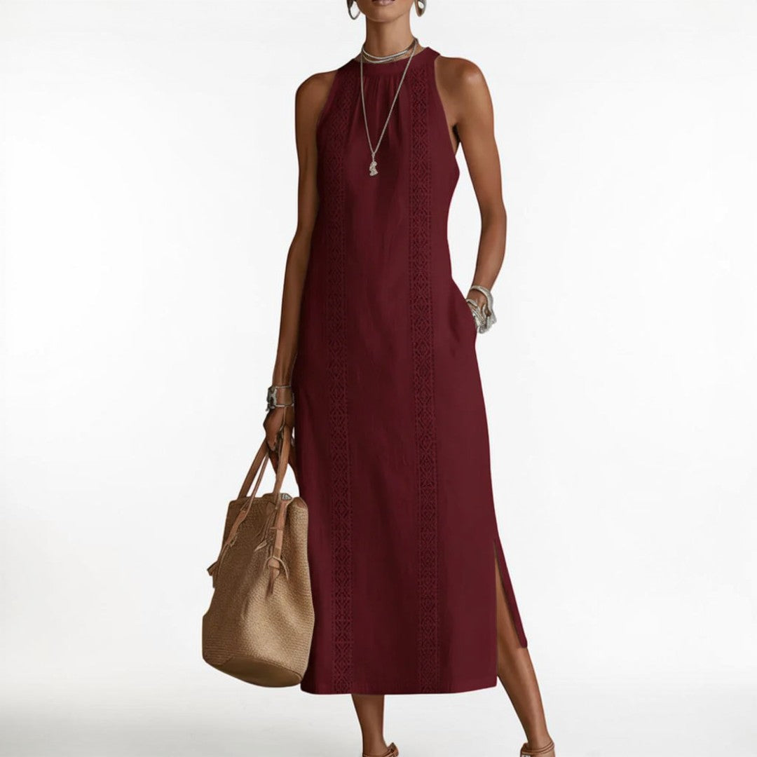 Jimena | Linen Midi Dress