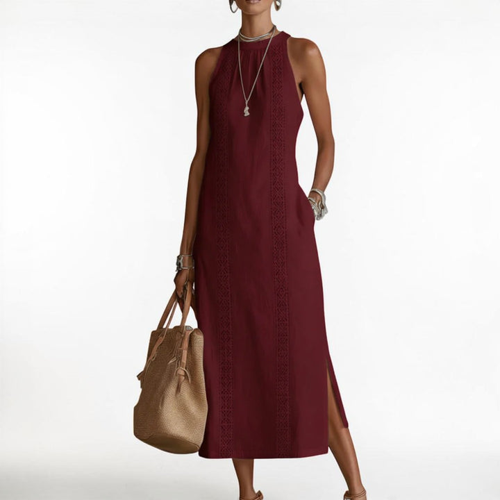 Jimena | Linen Midi Dress