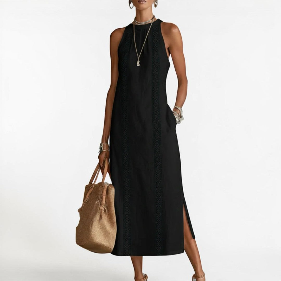 Jimena | Linen Midi Dress