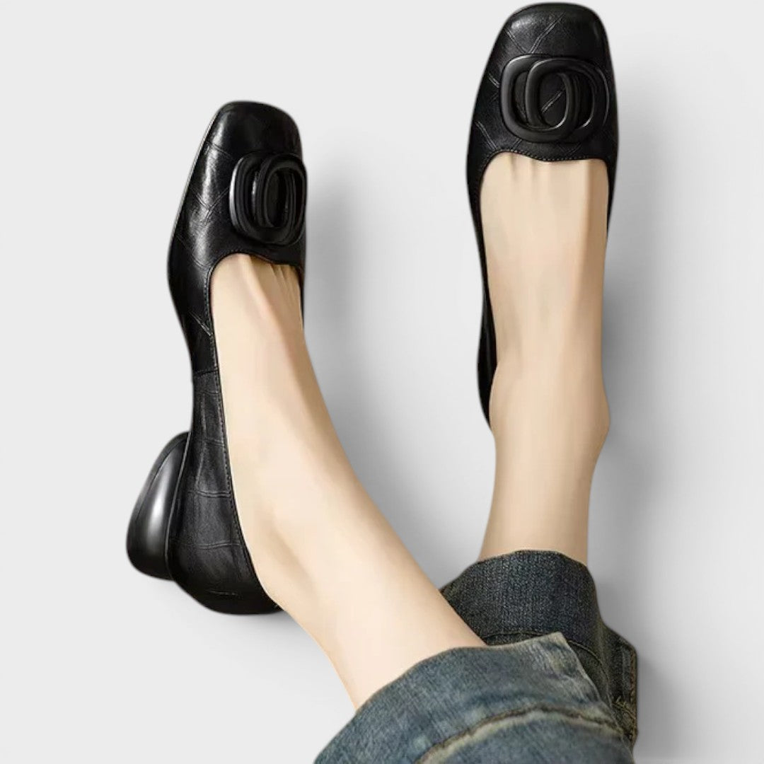 Joan | Opium Leather Flats