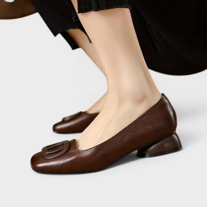 Joan | Opium Leather Flats