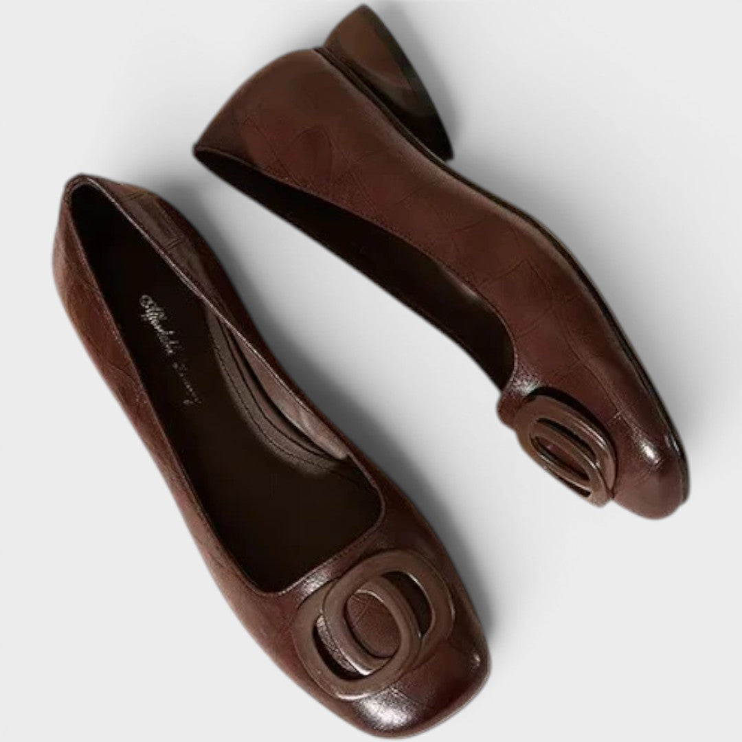 Joan | Opium Leather Flats