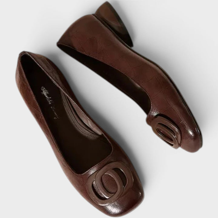 Joan | Opium Leather Flats