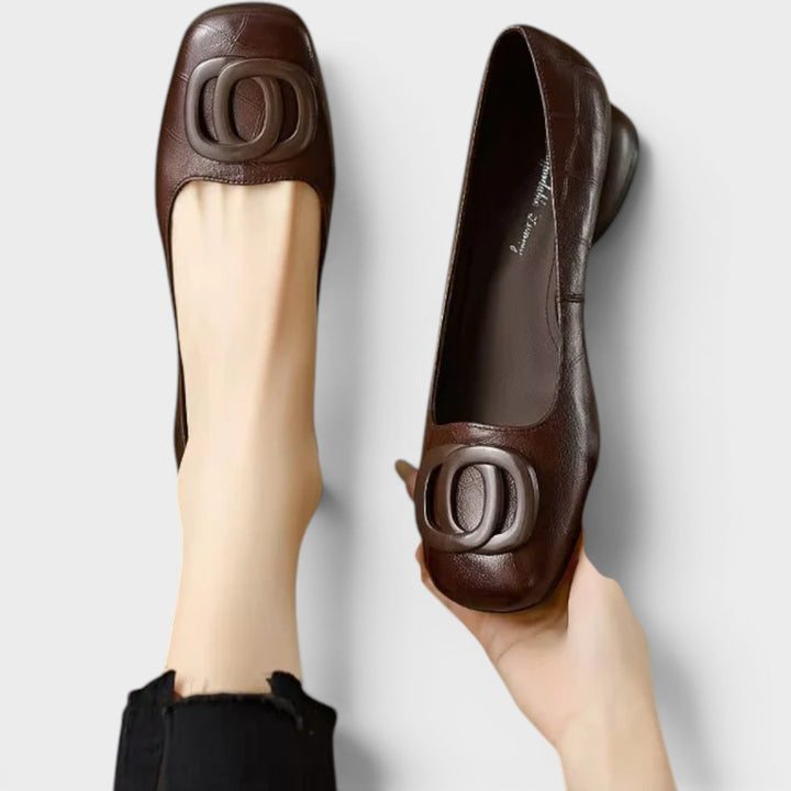 Joan | Opium Leather Flats
