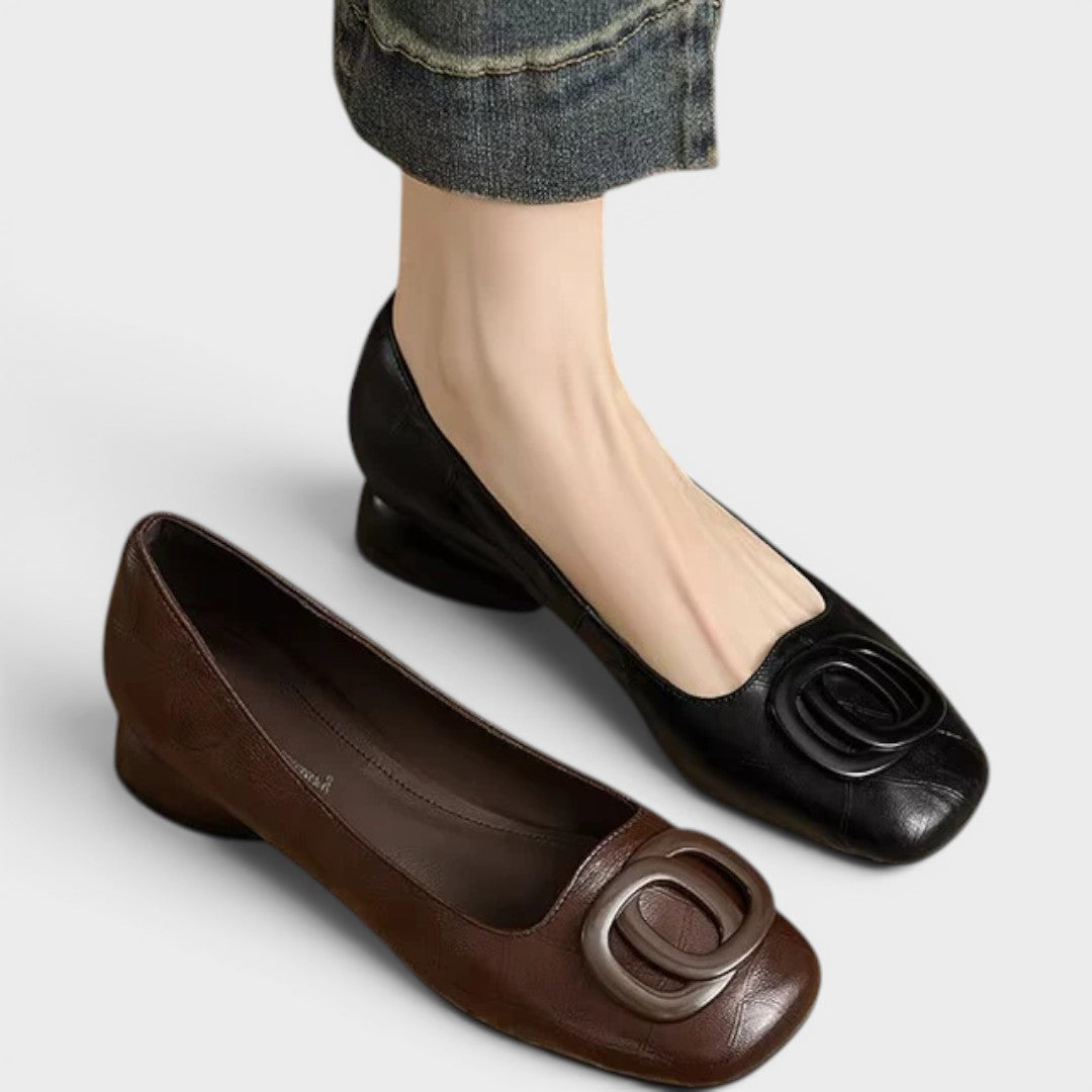 Joan | Opium Leather Flats