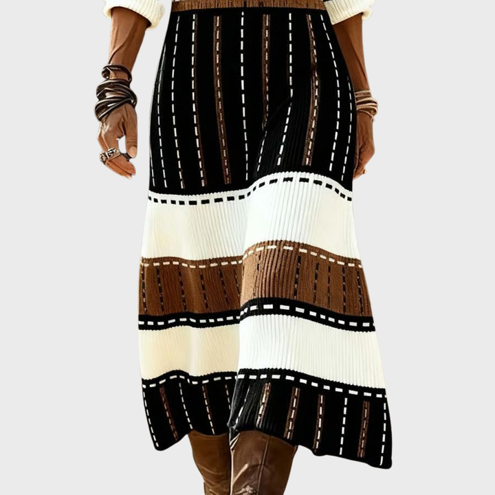Kelly | Casual Printed Long Sleeve Dress