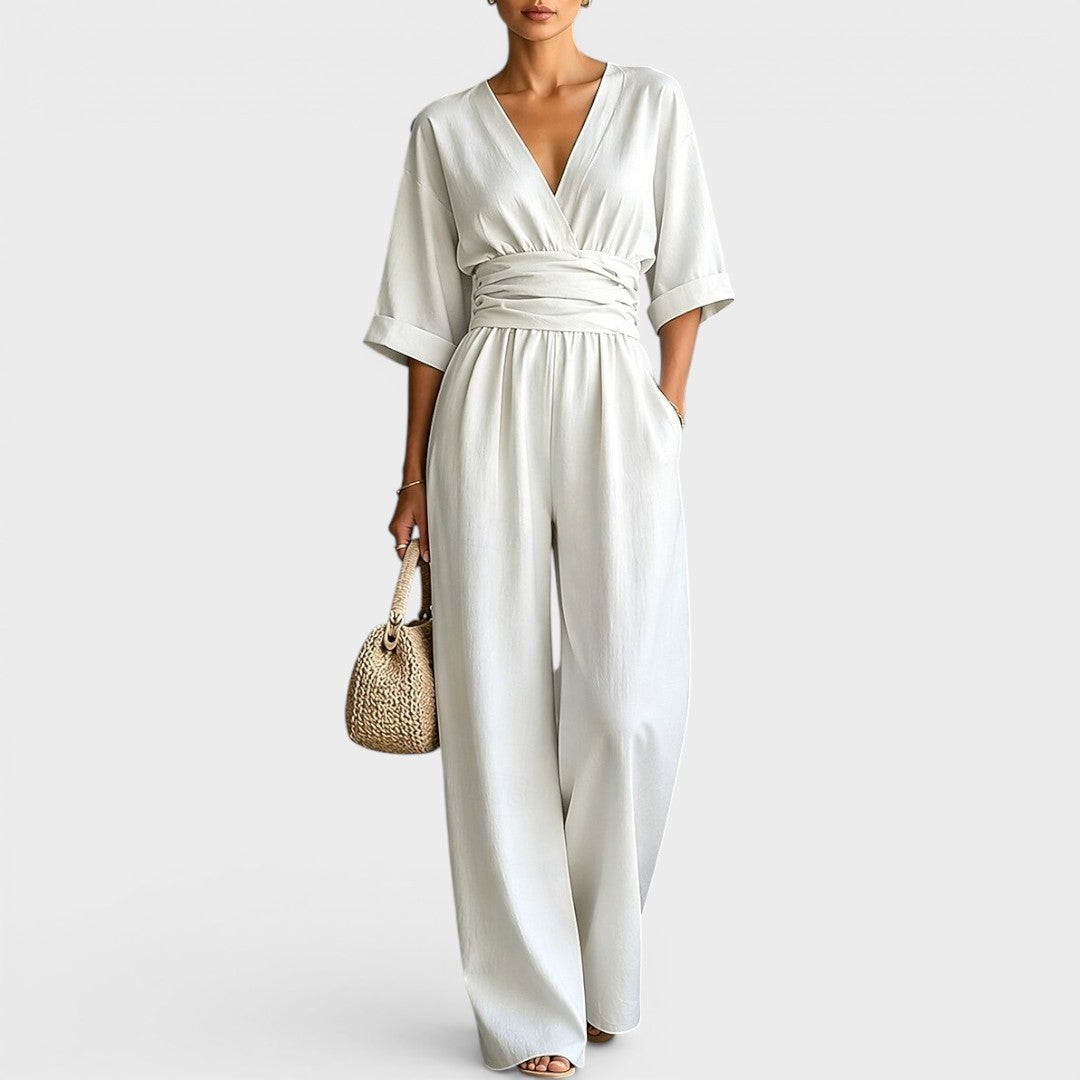 Lauren | Elegant V-neck Jumpsuit