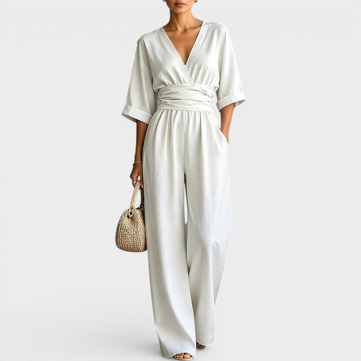 Lauren | Elegant V-neck Jumpsuit