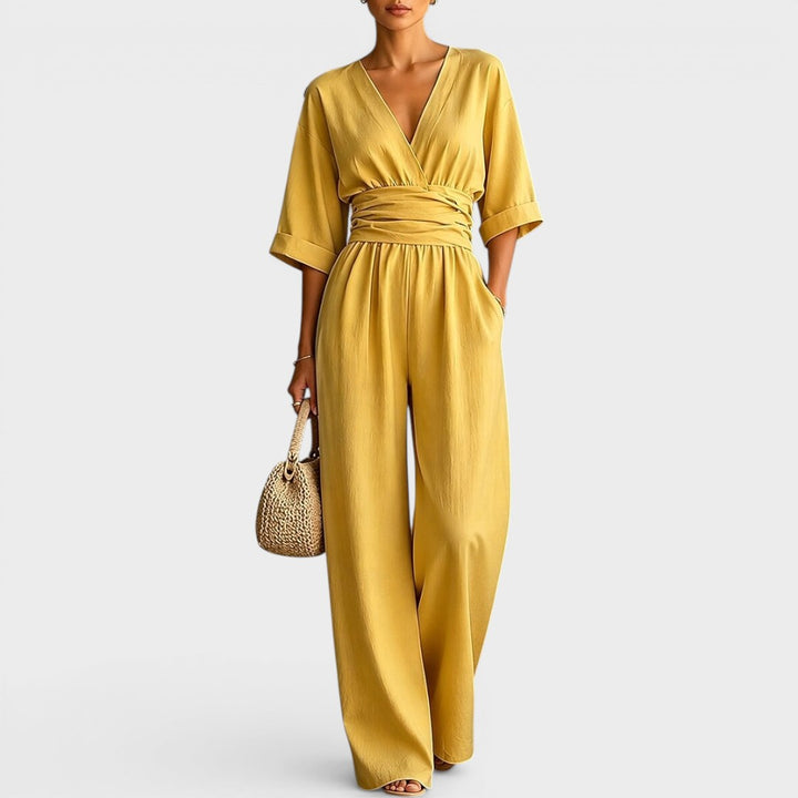 Lauren | Elegant V-neck Jumpsuit
