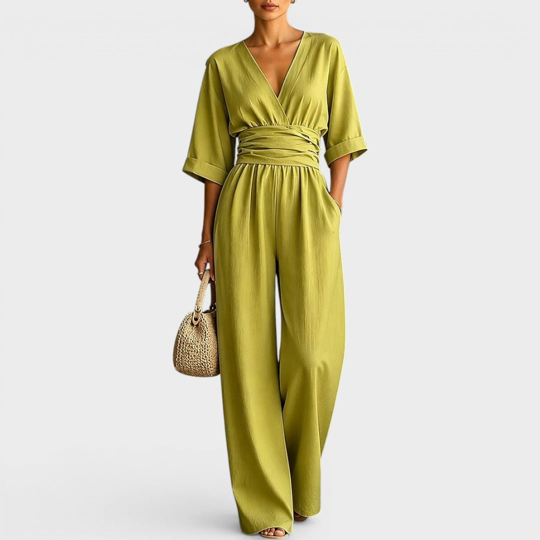 Lauren | Elegant V-neck Jumpsuit
