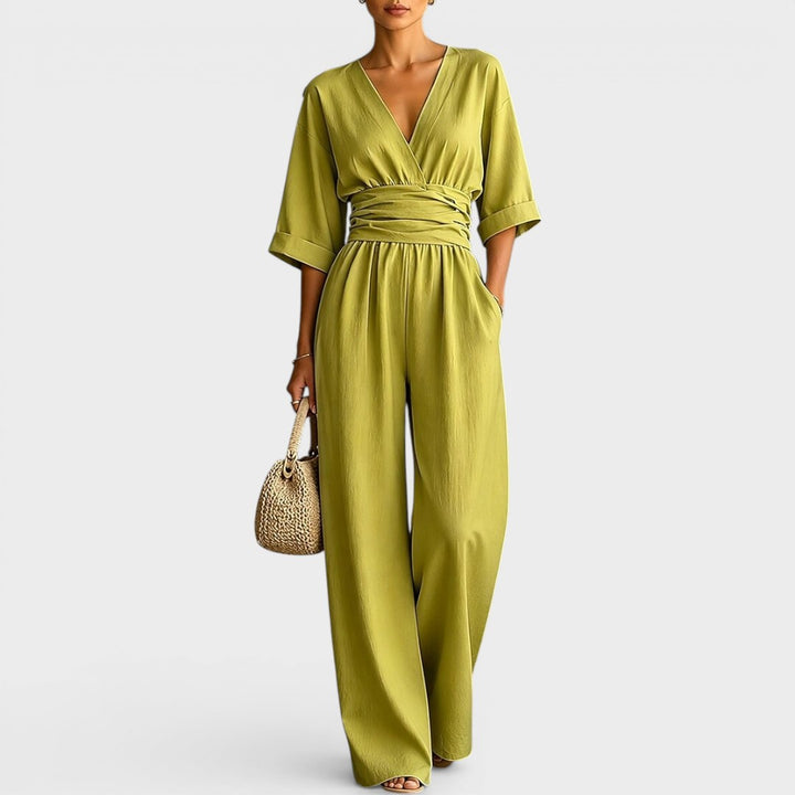 Lauren | Elegant V-neck Jumpsuit