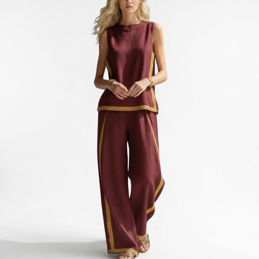 Leila | Elegant Comfortable Pants Set