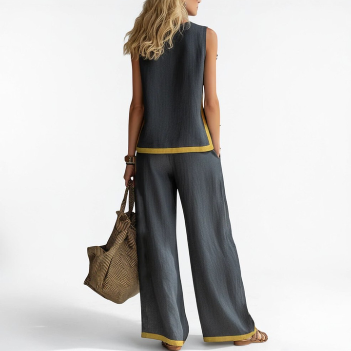 Leila | Elegant Comfortable Pants Set