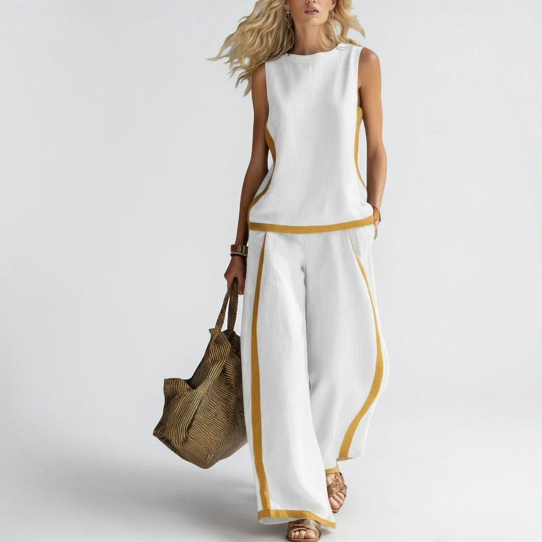 Leila | Elegant Comfortable Pants Set