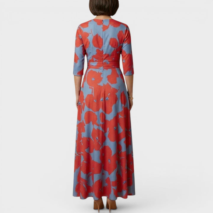 Leona | V-Neck Formal Maxi Dress
