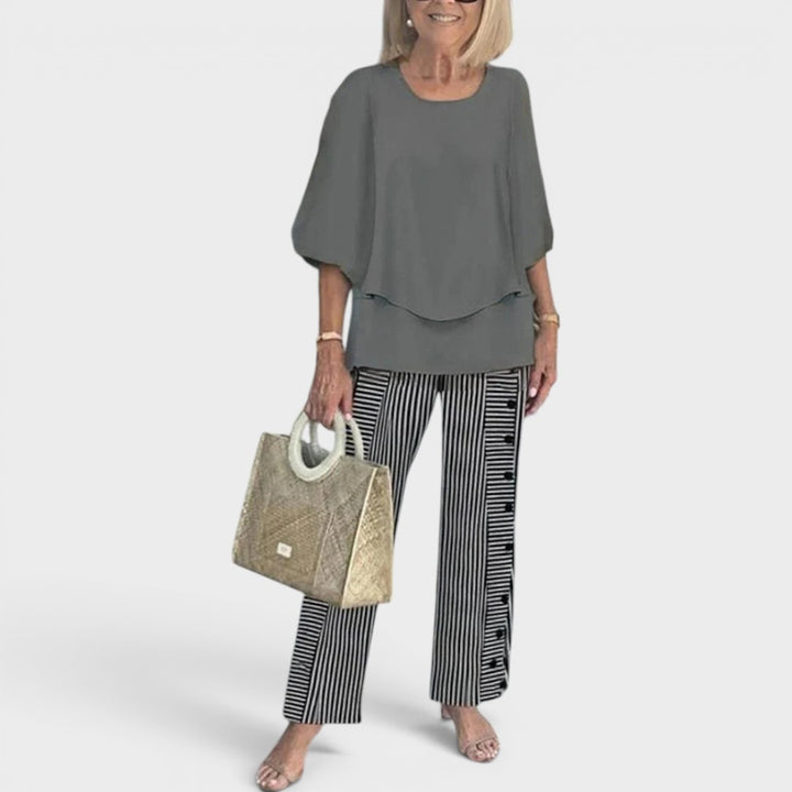 Lila | Elegant Flowy Two-Piece Summer Set