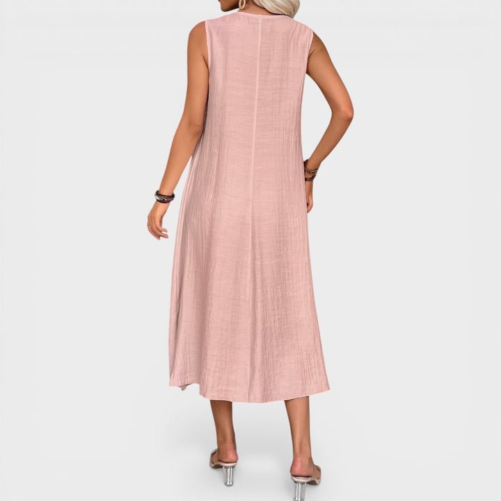 Liza | Sleeveless Casual Midi Spring Dress