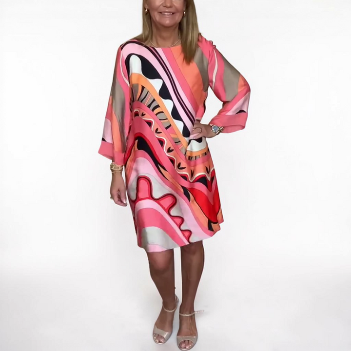 Mariah | Printed Midi Dress