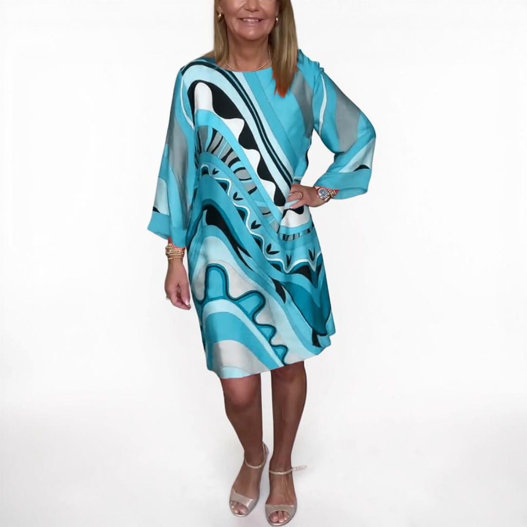 Mariah | Printed Midi Dress