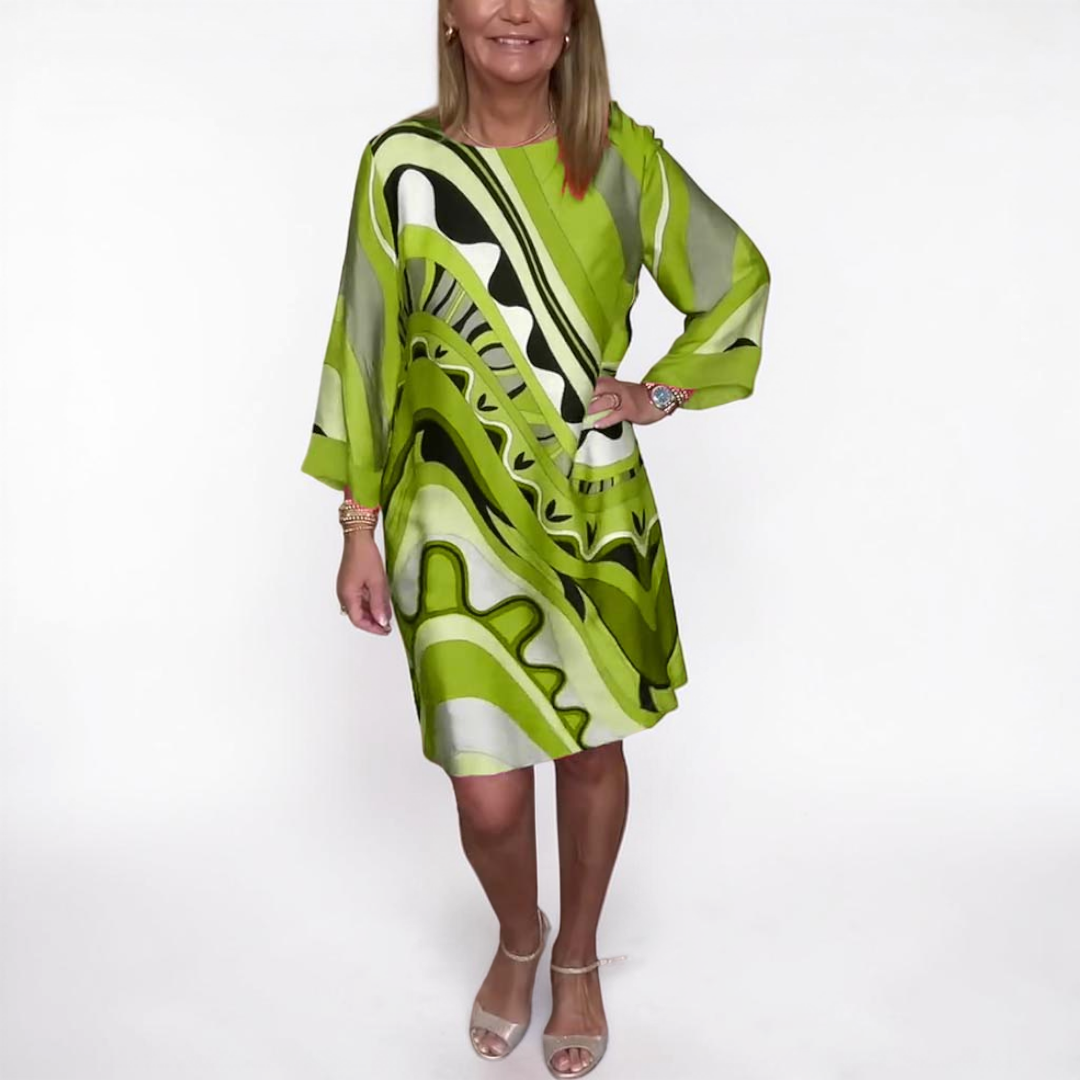 Mariah | Printed Midi Dress