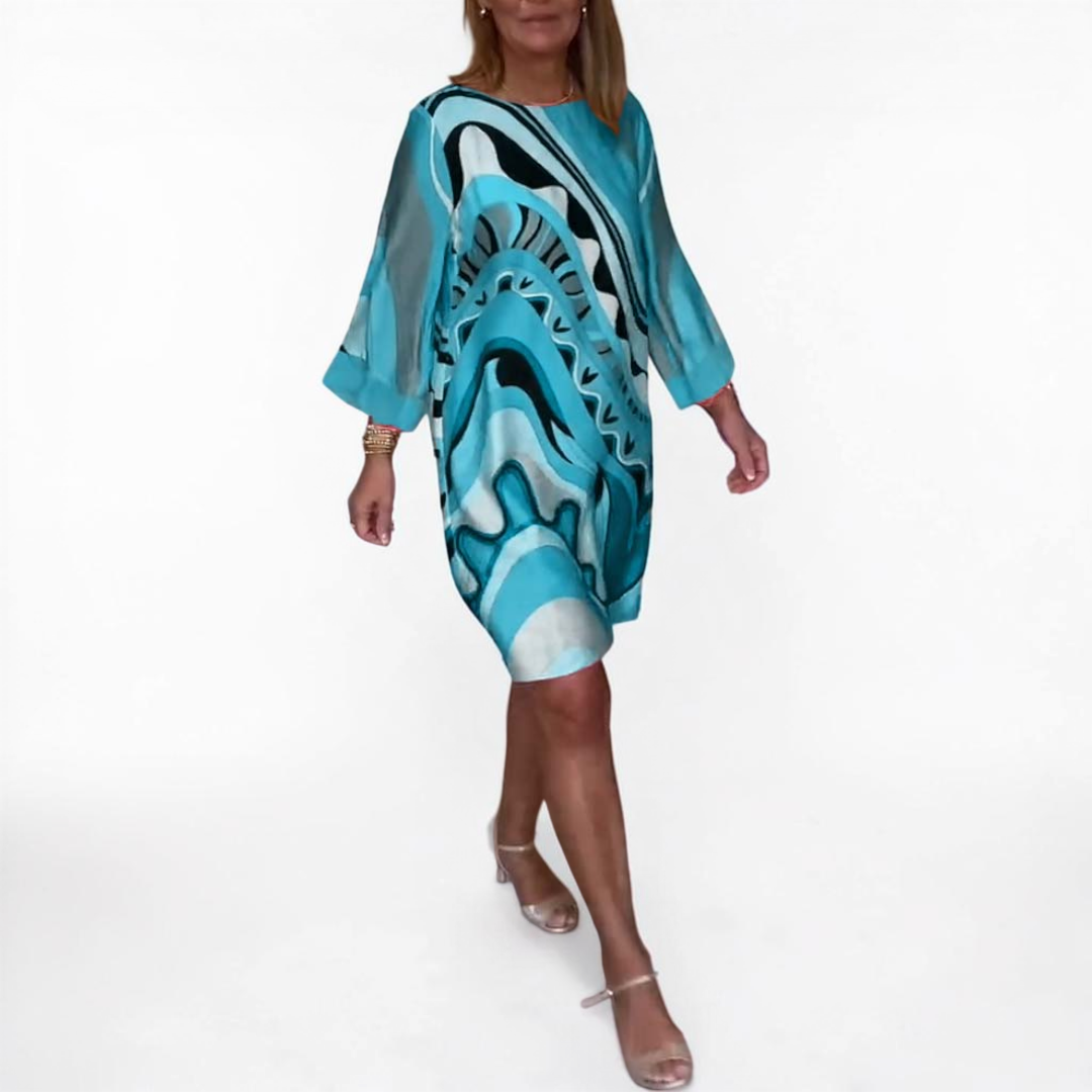 Mariah | Printed Midi Dress