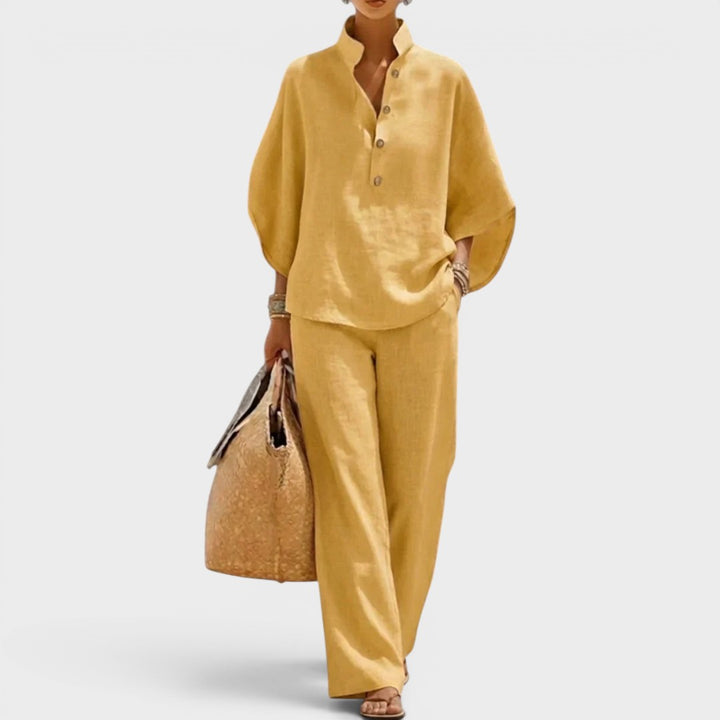 Maribel | Longsleeves and Wide Trousers Set