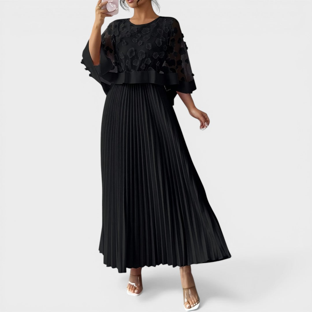 Mia | Elegant Pleated Maxi Dress