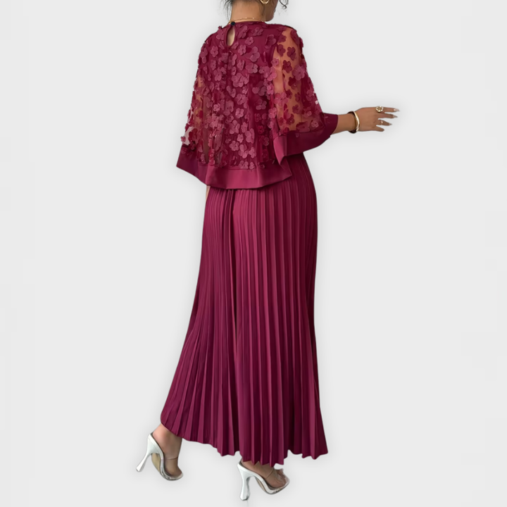 Mia | Elegant Pleated Maxi Dress