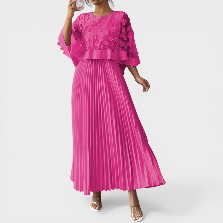 Mia | Elegant Pleated Maxi Dress