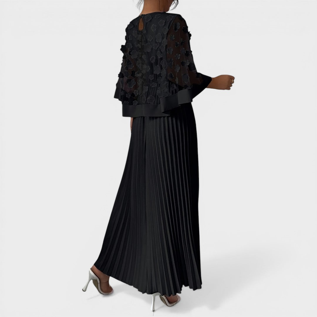 Mia | Elegant Pleated Maxi Dress