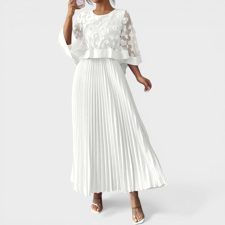 Mia | Elegant Pleated Maxi Dress