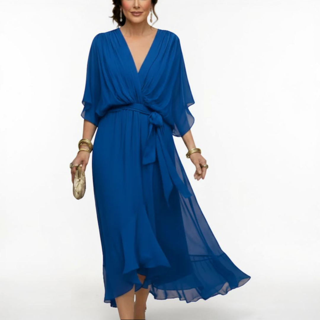 Monica | Elegant V-Neck Dress