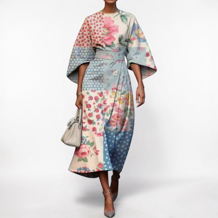 Moxlan | Elegant Floral Dress
