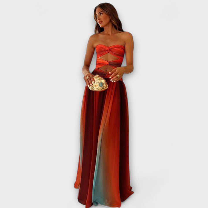 Aurora - Strapless Maxi Dress