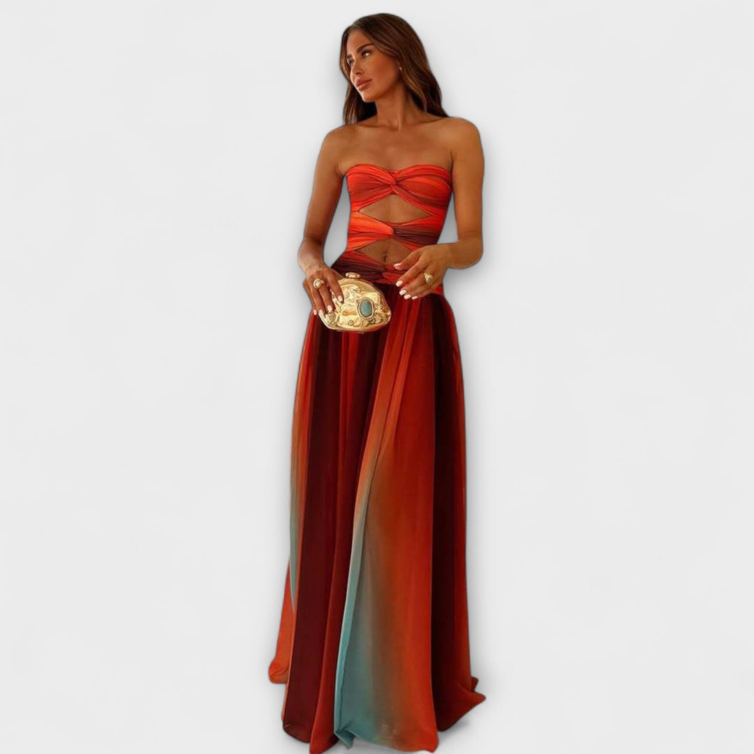 Aurora - Strapless Maxi Dress