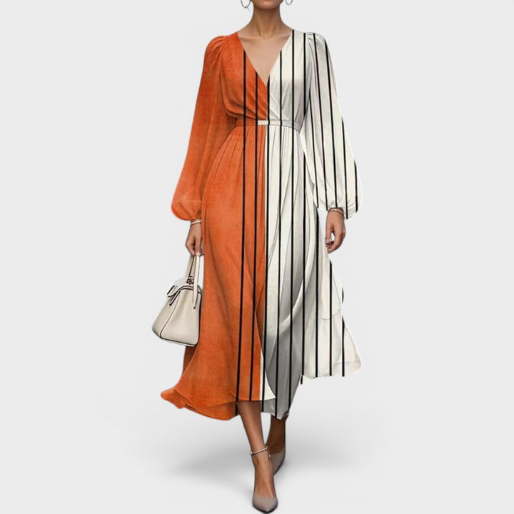 Ember | Elegant Long Sleeve Midi Dress