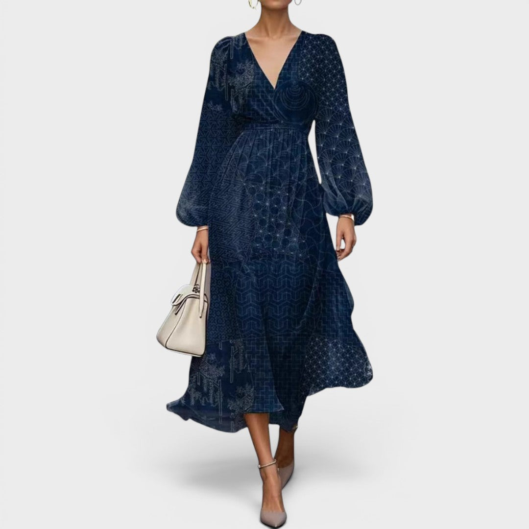 Ember | Elegant Long Sleeve Midi Dress