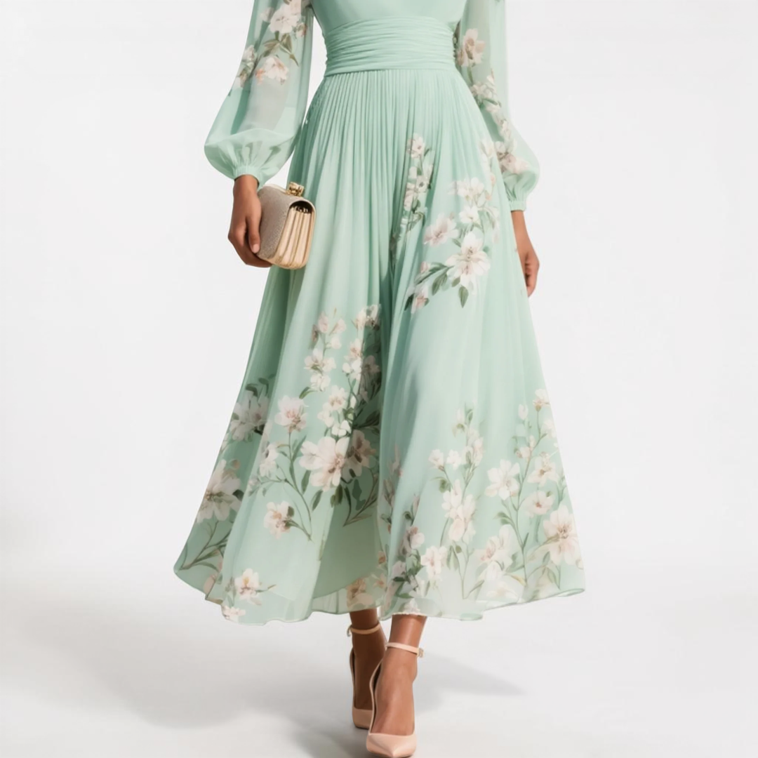 Odelia | Floral Midi Dress