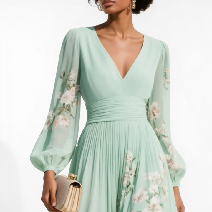 Odelia | Floral Midi Dress