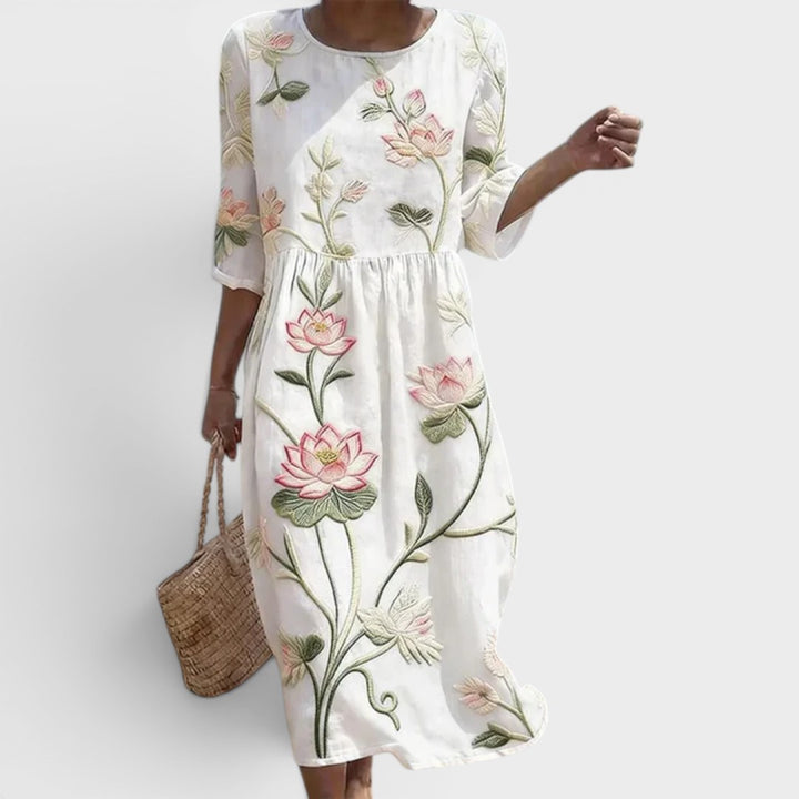 Opal | Printed Midi Dress