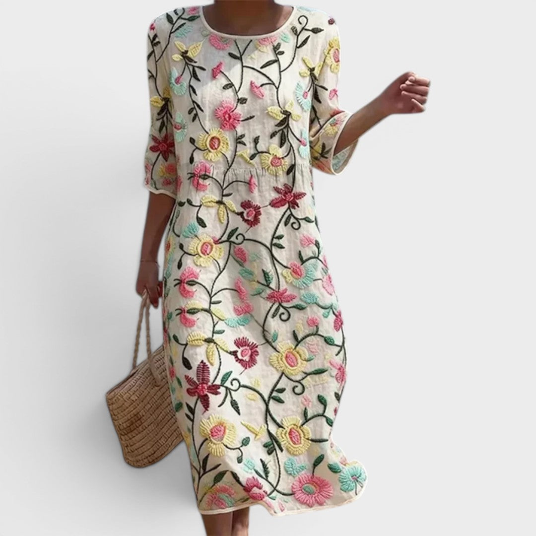 Opal | Printed Midi Dress