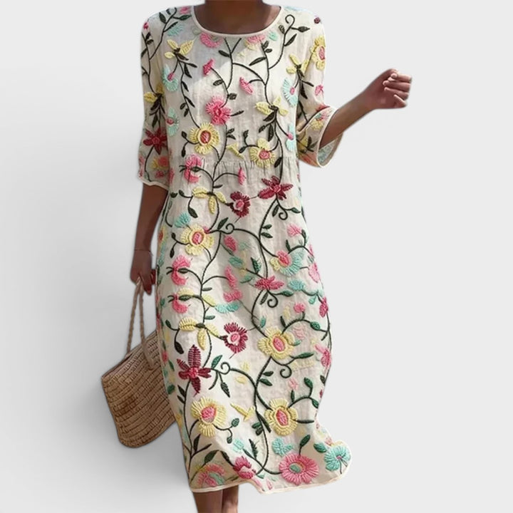 Opal | Printed Midi Dress