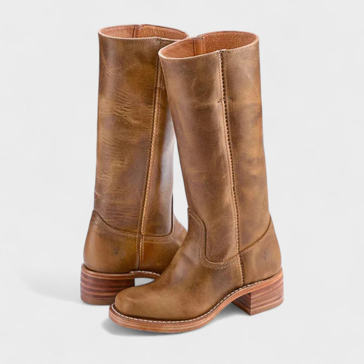 Classic Riding Boots with High Shaft