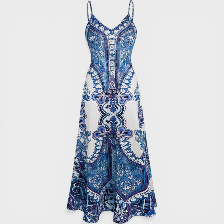 Ottilie | Boho Floral Sleeveless Dress